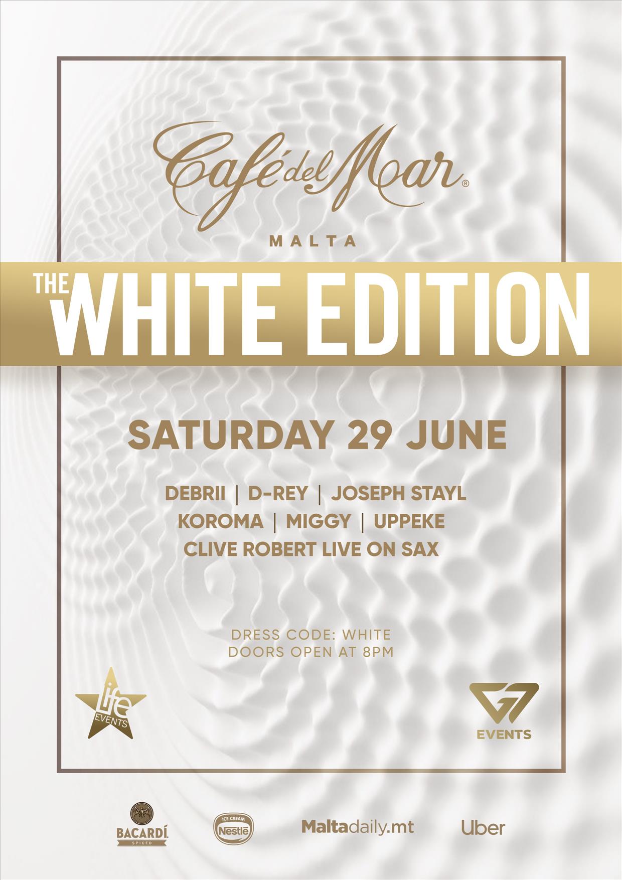 The Café del Mar White Edition poster