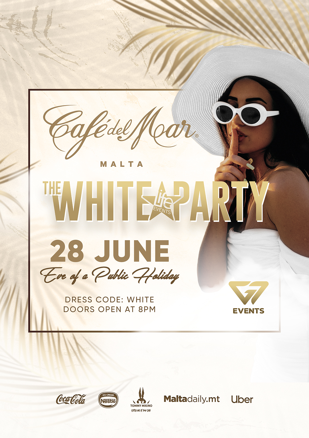 The Café del Mar White Party poster