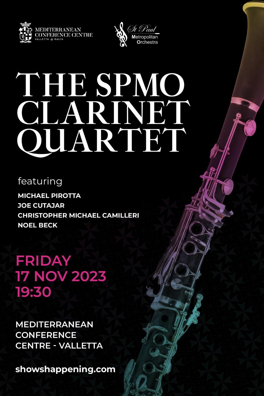 THE SPMO CLARINET QUARTET poster