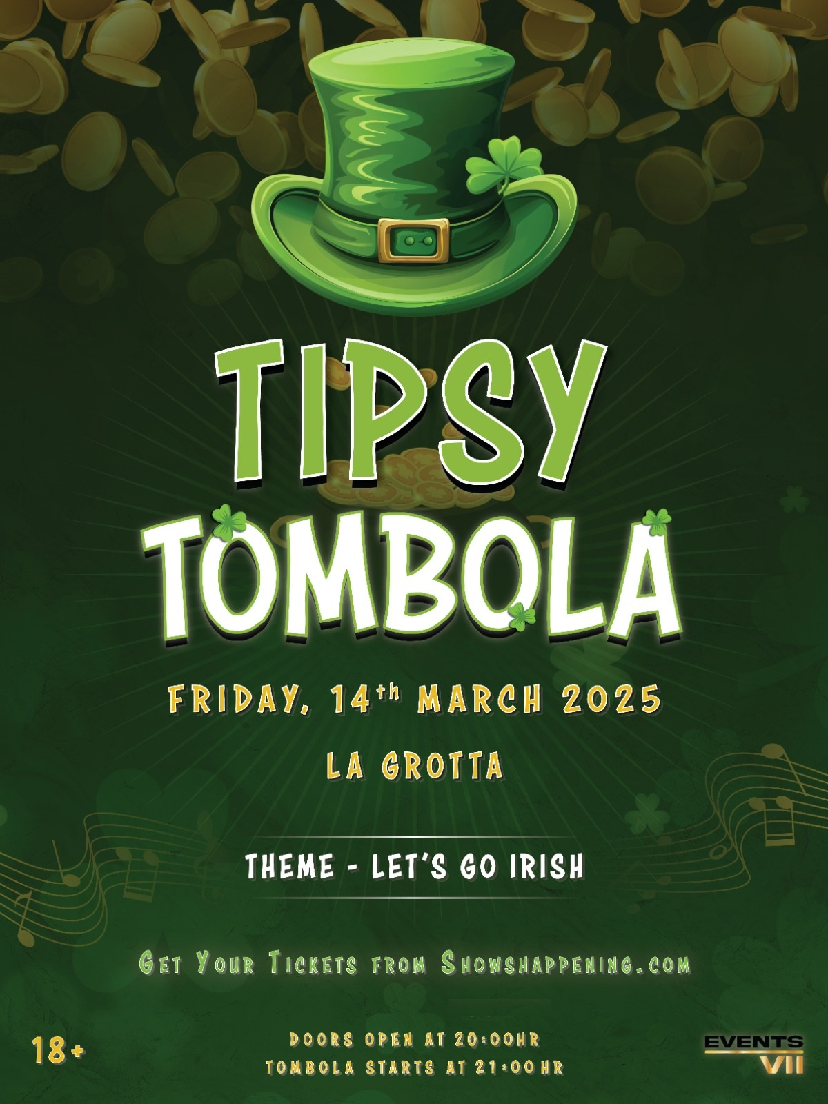 Tipsy Tombola - Let's Go Irish