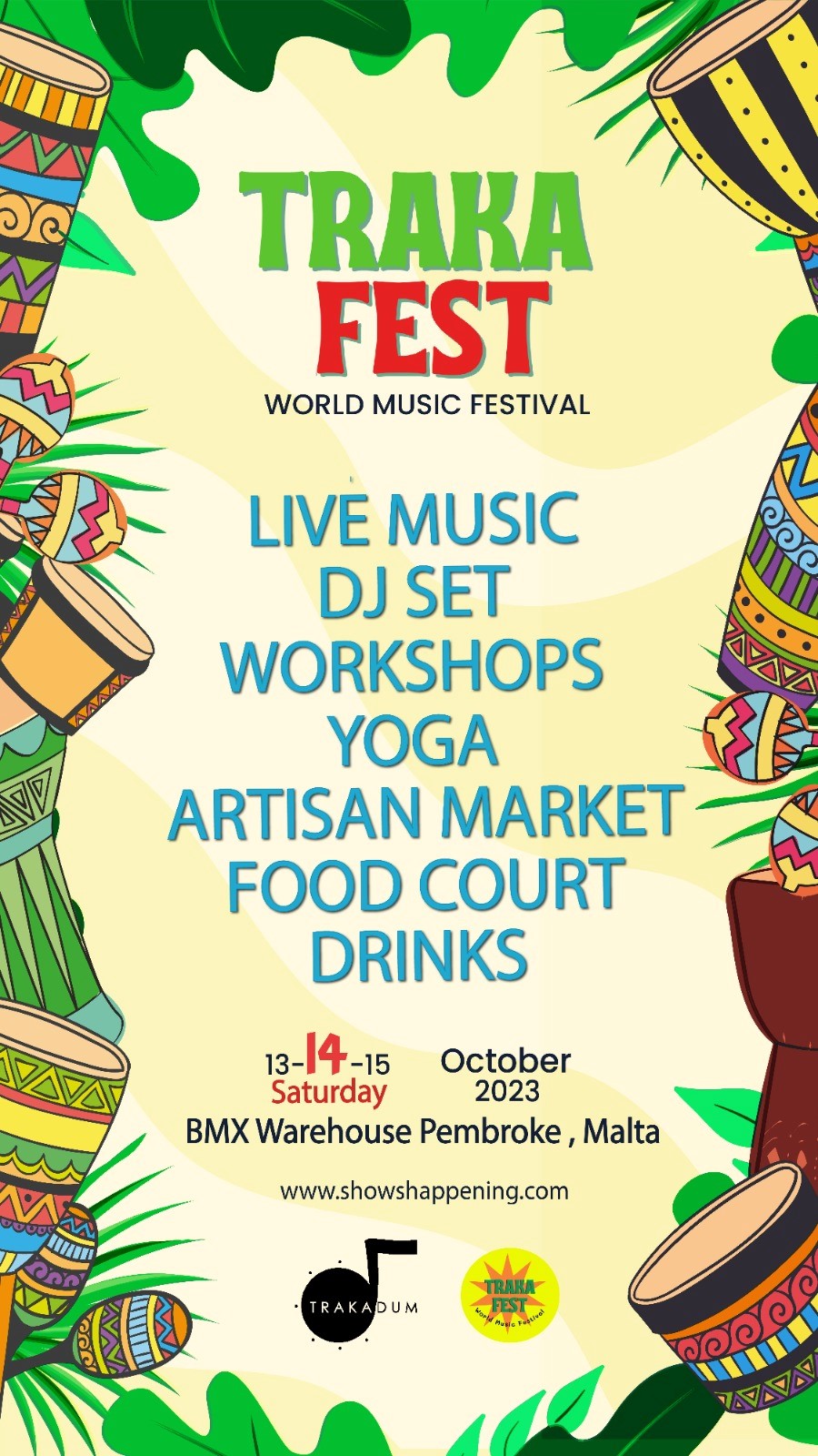 Trakafest World Music Festival poster
