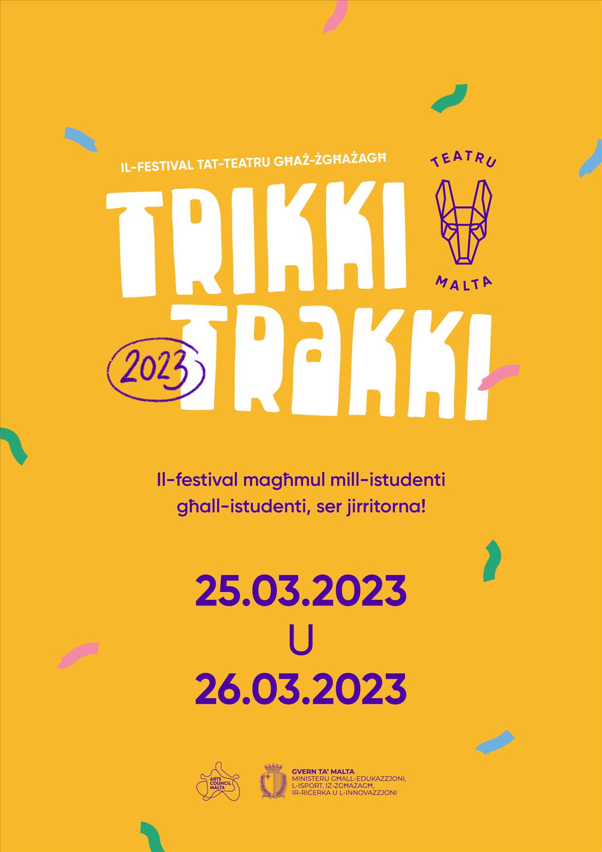 Trikki Trakki Festival 2023 poster