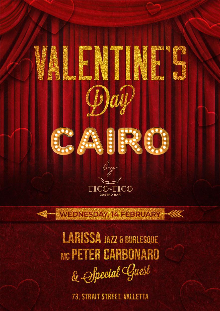 Valentine’s Day at Cairo by Tico Tico poster