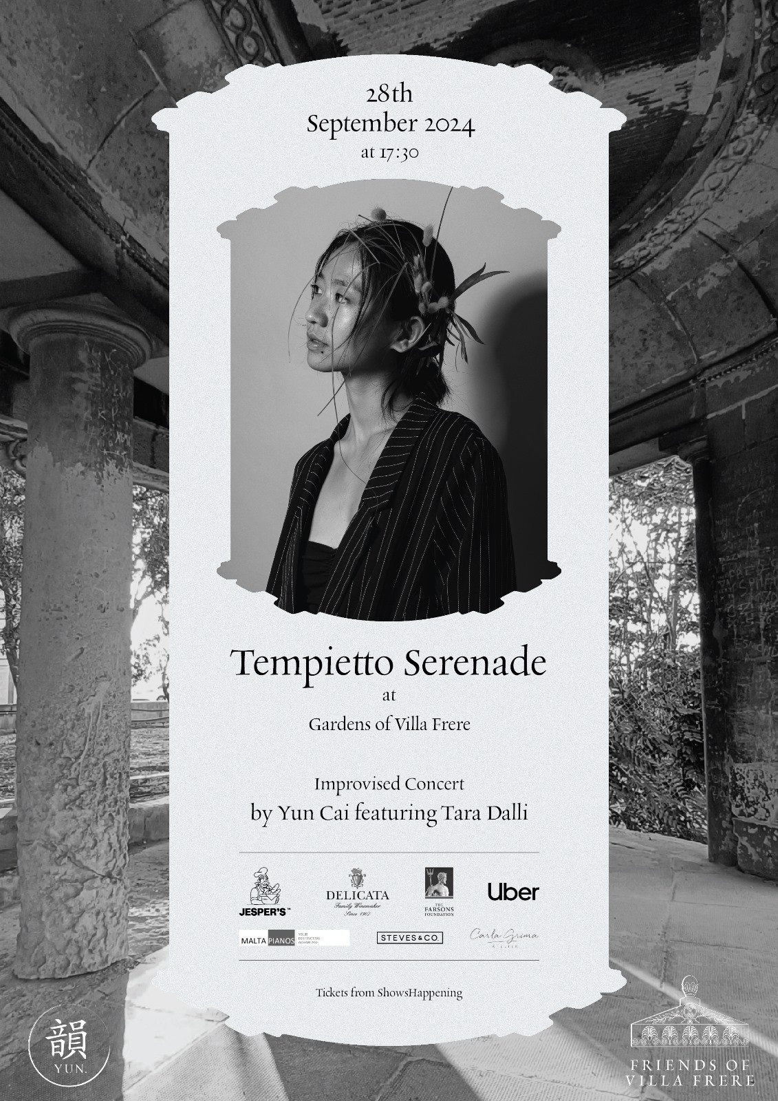 Villa Frere | Tempietto Serenade Concerto by Yun Cai poster