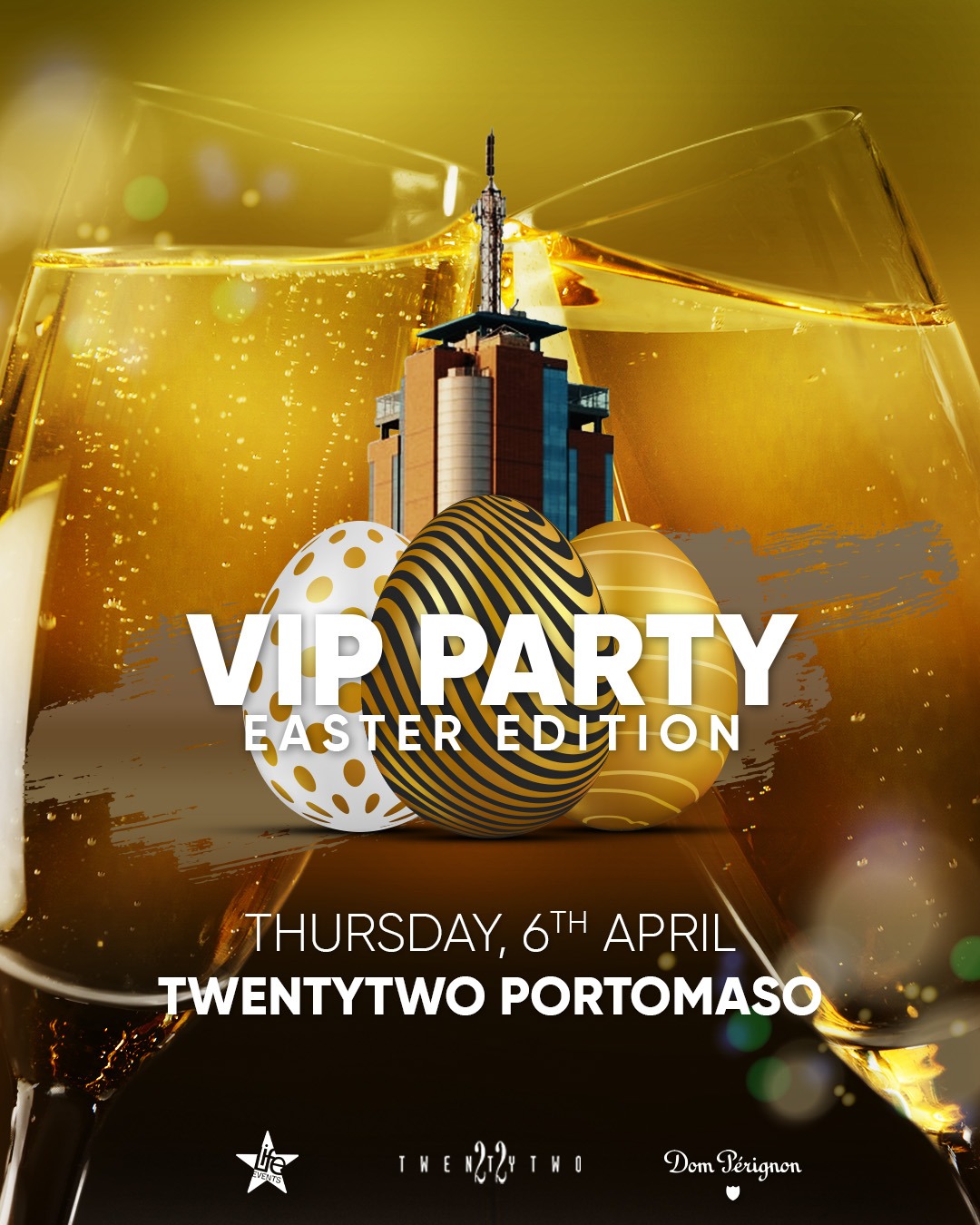 V.I.P Party Easter edition poster