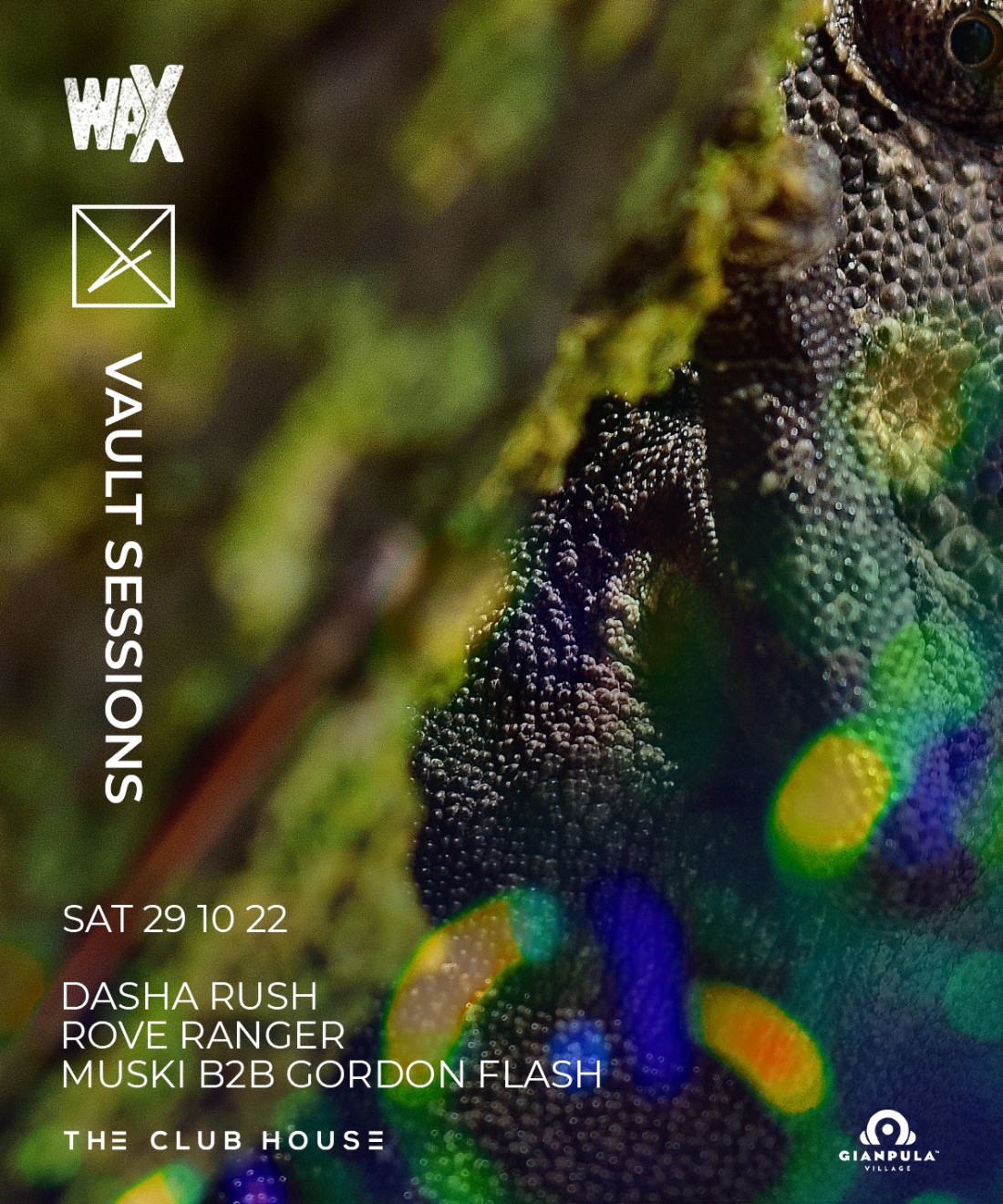 waX // Vault Sessions // Oct 29.22 poster