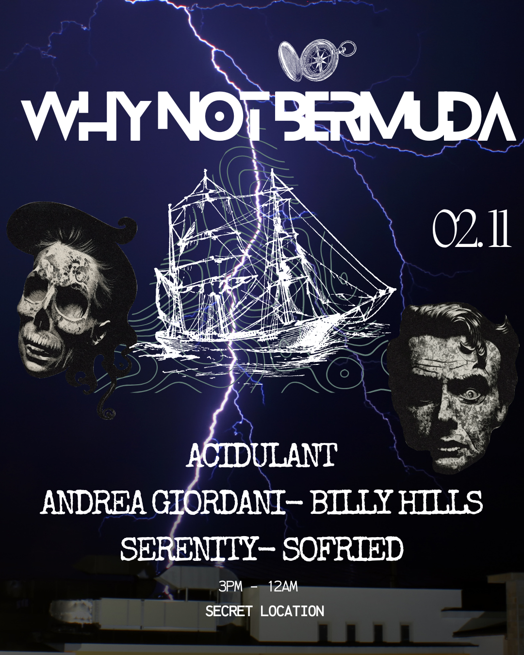 Why not Bermuda: SECRET LOCATION poster