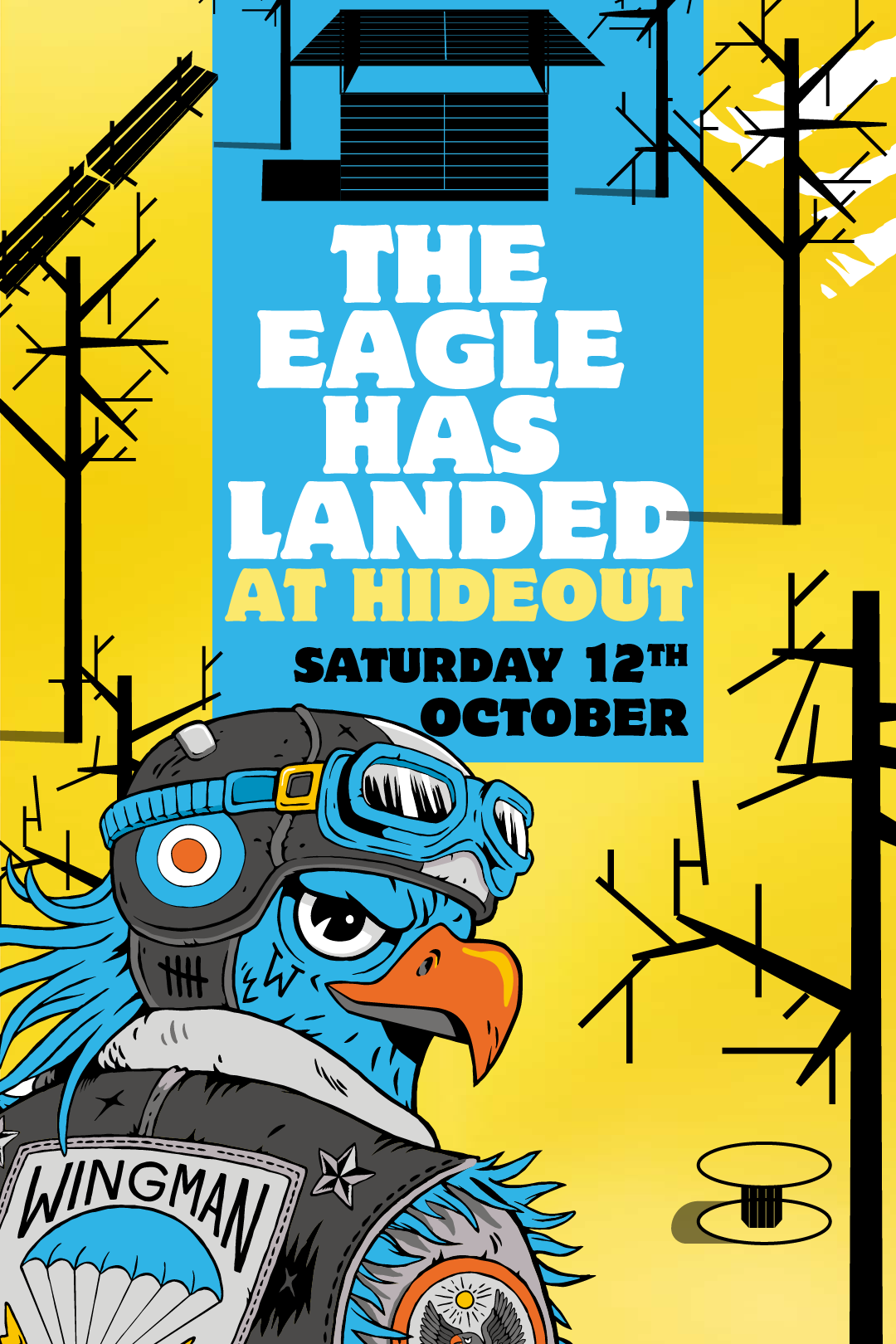 WINGMAN has landed at Hideout poster