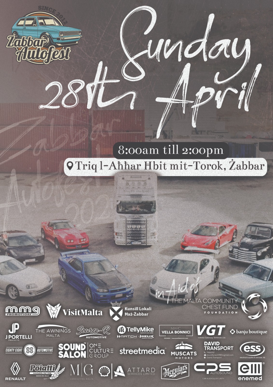 Zabbar Autofest 2024 poster