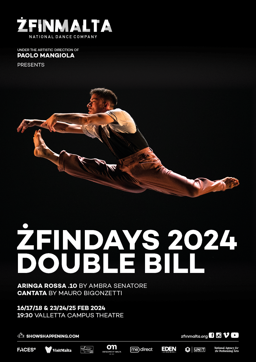 Żfindays 2024 - ŻfinMalta National Dance Company poster