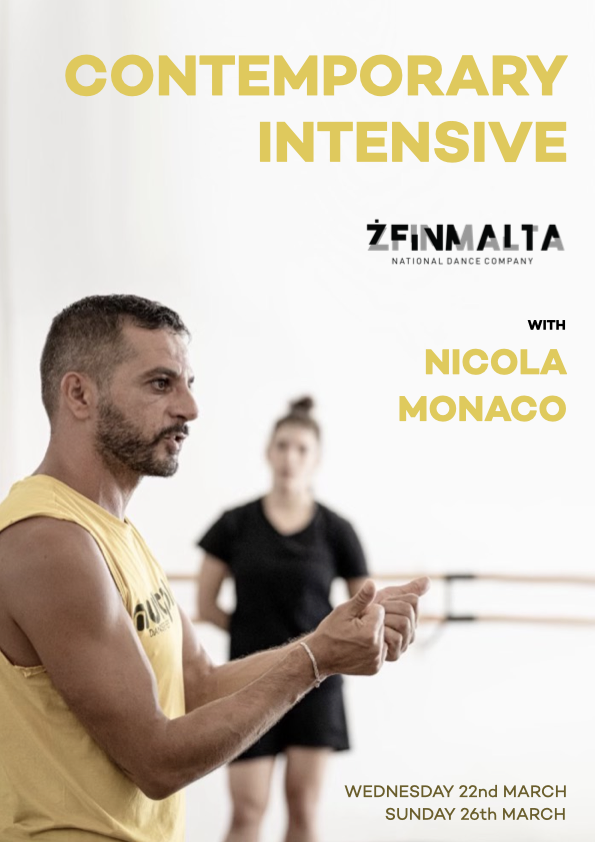 ŻfinMalta Contemporary Intensive with Nico Monaco poster