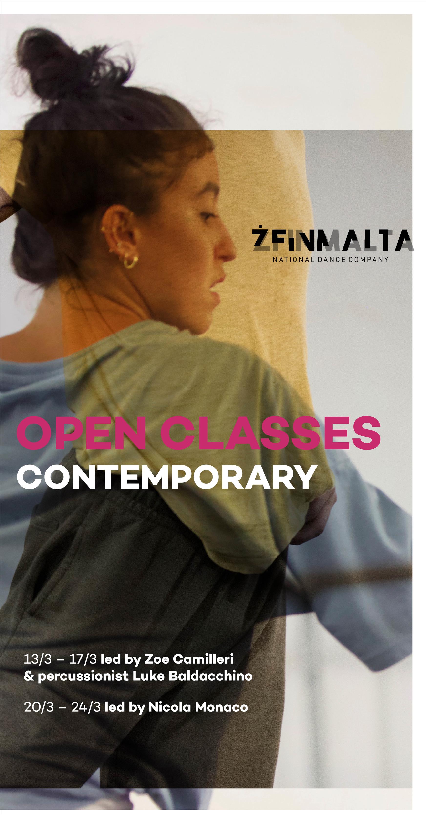ŻfinMalta March 2023 Open Classes poster