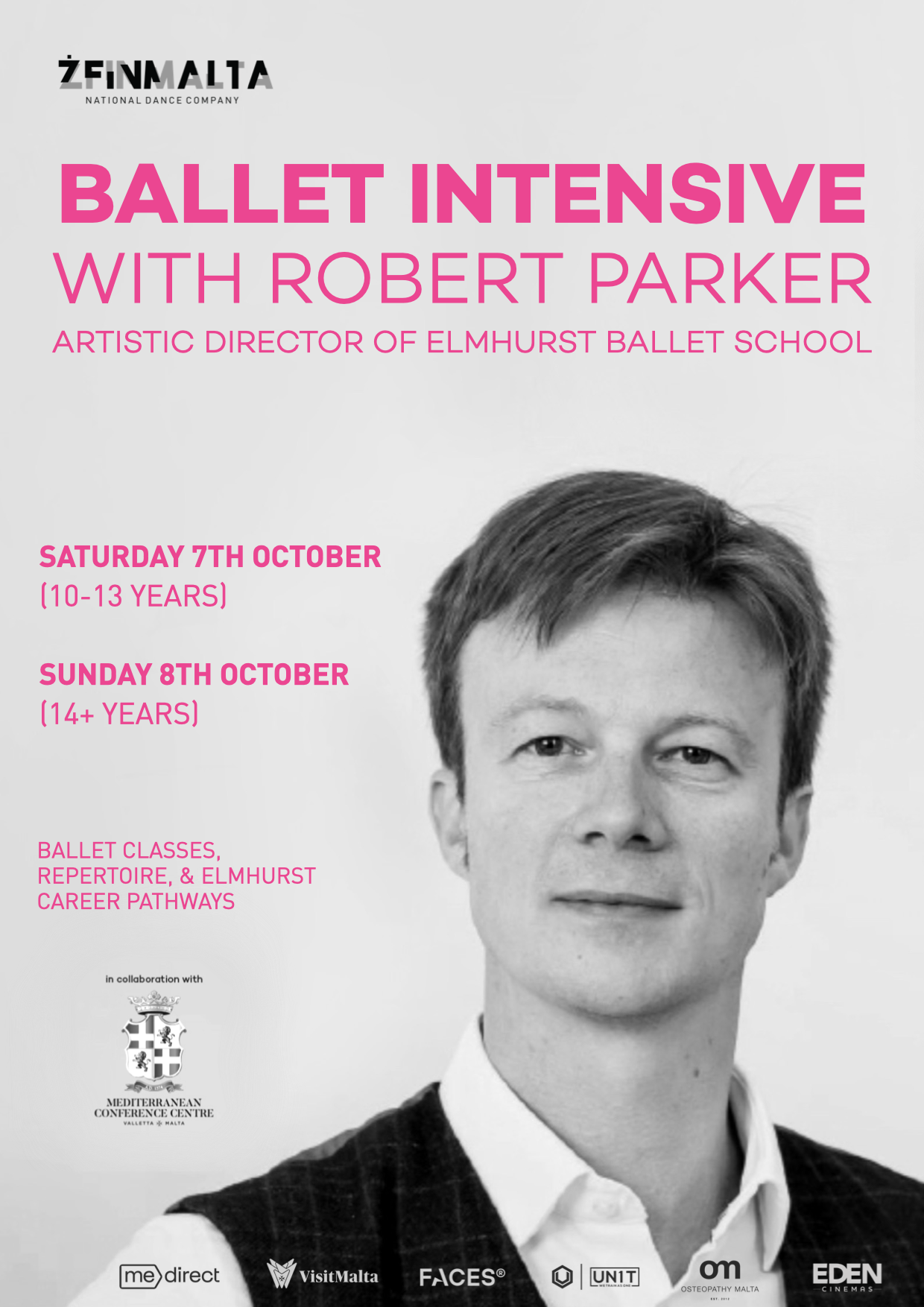 ŻfinMalta's Ballet intensive with Robert Parker poster