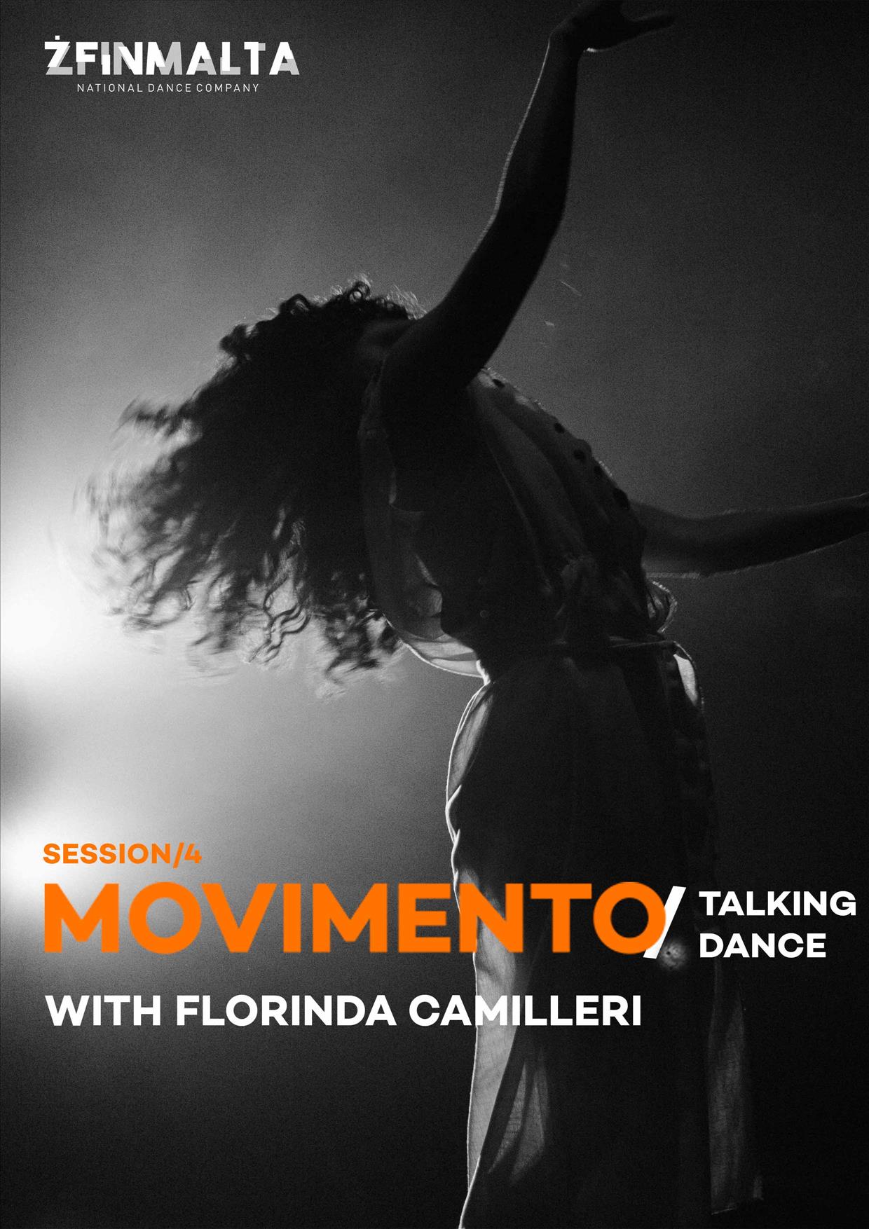 ŻfinMalta's Movimento with Florinda Camilleri: Becoming Posthuman by Moving with-in Public Space poster