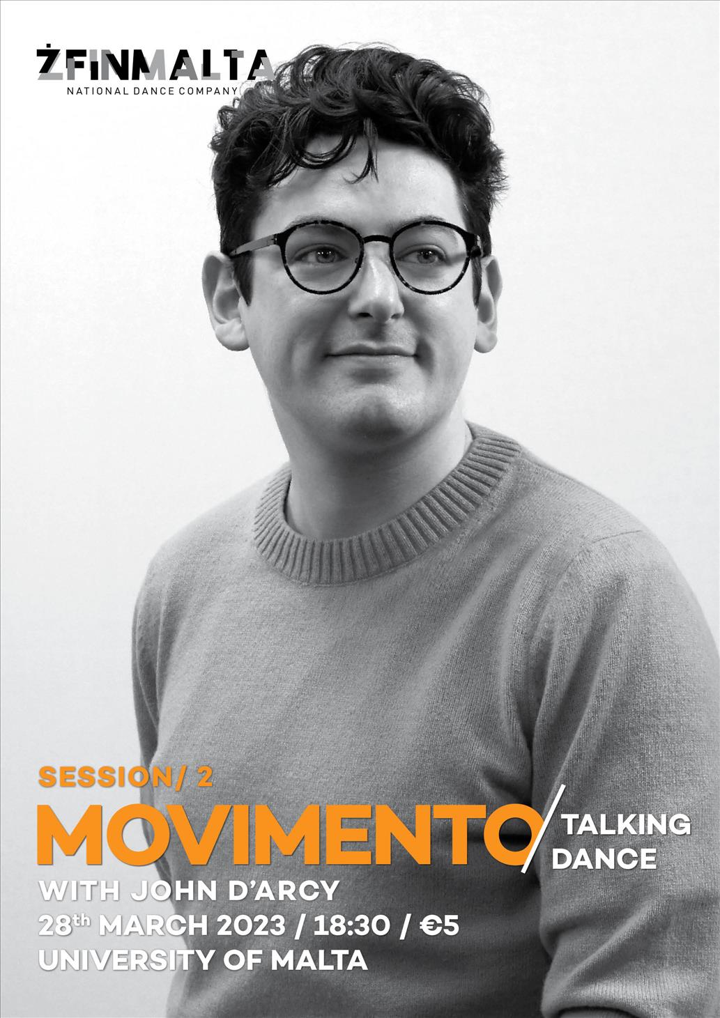 ŻfinMalta's Movimento with John D'Arcy: Working With (and For) Digital Media poster