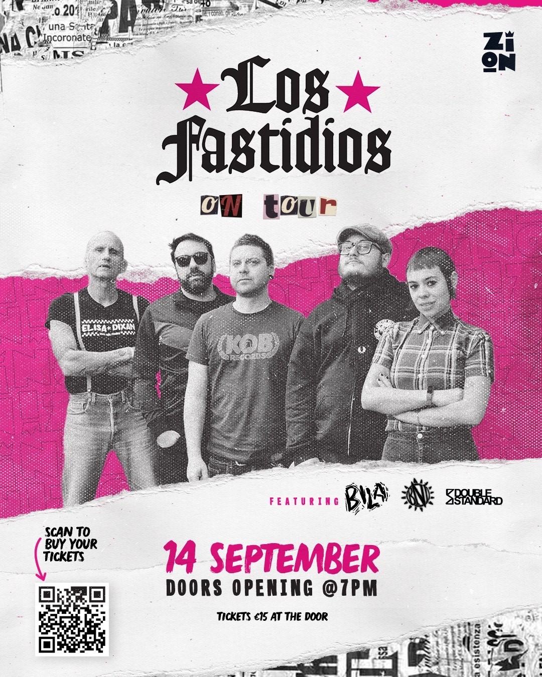 ZION RIOT FEST 2024 - LOS FASTIDIOS (IT) / BNI (MT) / BILA (MT) / DOUBLE STANDARD (MT)