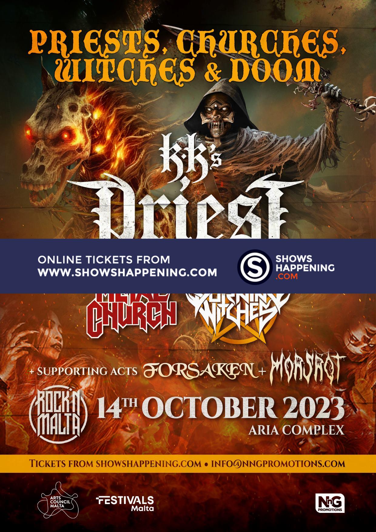 KK’s Priest, Metal Church and Burning Witches | ShowsHappening